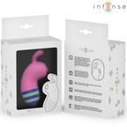 Boite Intense Willie ouverte montrant le stimulateur escargot rose et sa fiche illustree, packaging fantaisie du sextoy clitoridien à mouvement mécanique.