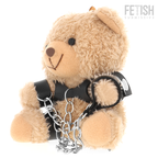 Ours en peluche style fétiche harnais cuir Yogi — vue principale