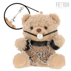 Ours en peluche fétiche en cuir Fozzie — détail produit