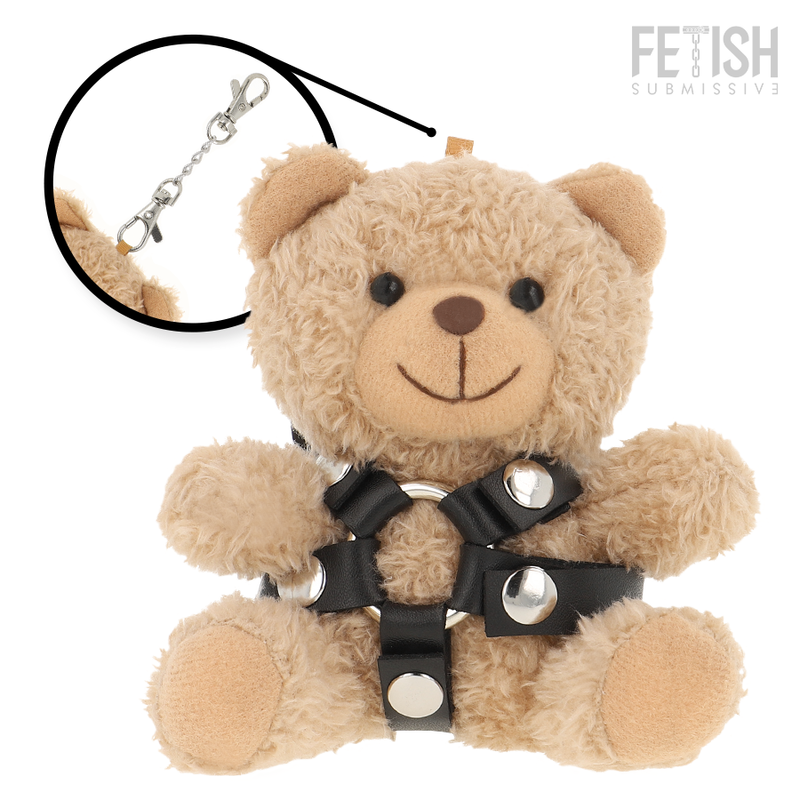 Ours en peluche déco look fétiche Bongo — détail produit