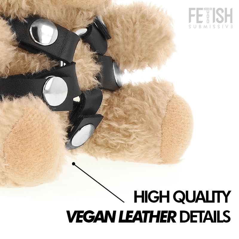 Ours en peluche déco look fétiche Bongo — vue de dos