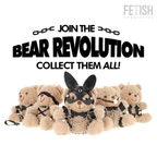 Porte-clés ours en peluche style fétiche Mishka — emballage produit