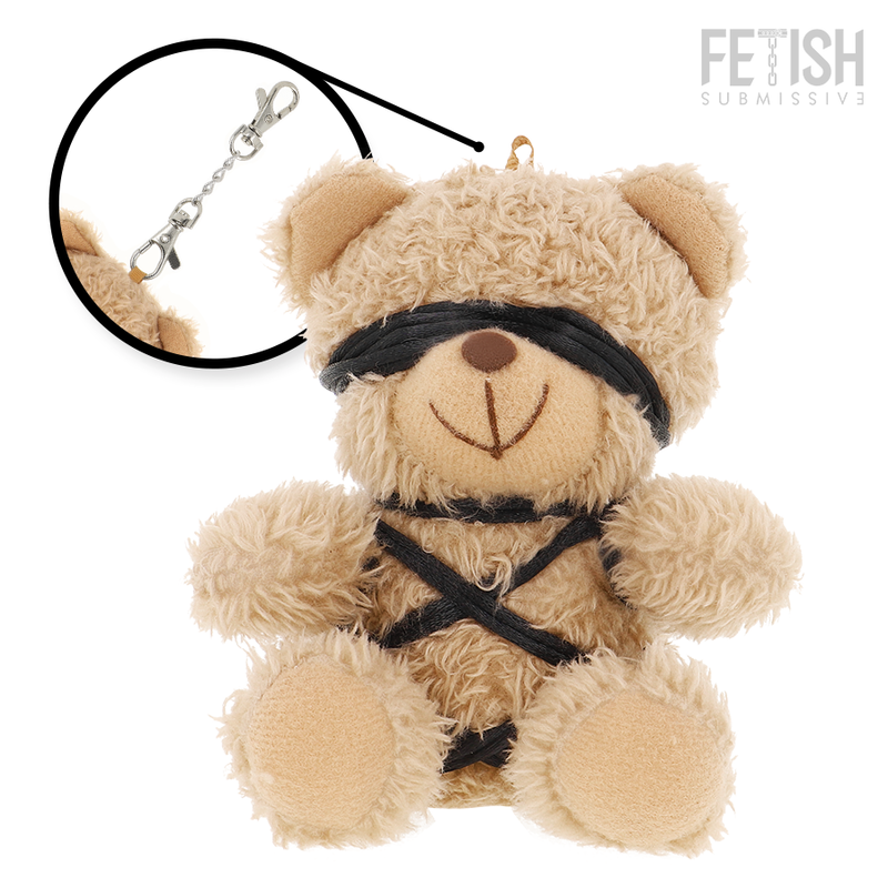 Peluche de collection harnais cuir Winnie — détail produit