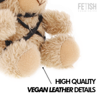 Peluche de collection harnais cuir Winnie — vue de dos