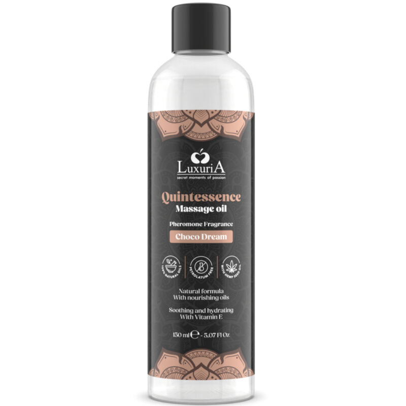 Huile de massage senteur chocolat aux huiles végétales — vue principale