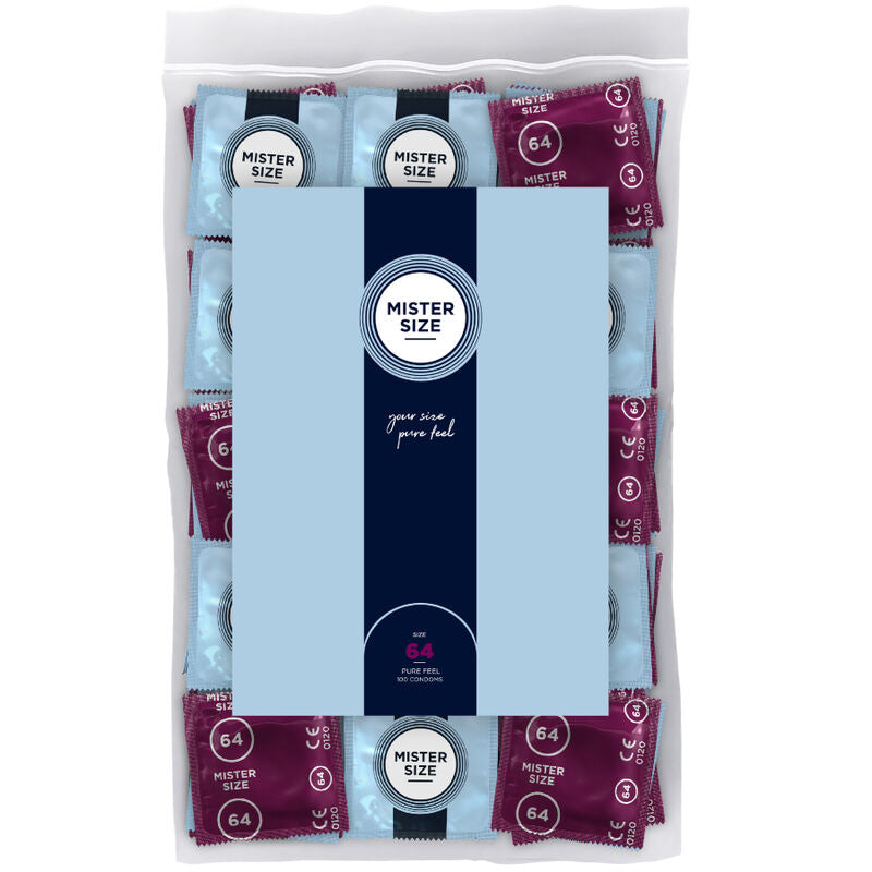 Préservatifs Mister Size — emballage produit