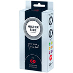 Préservatifs Mister Size — détail texture surface