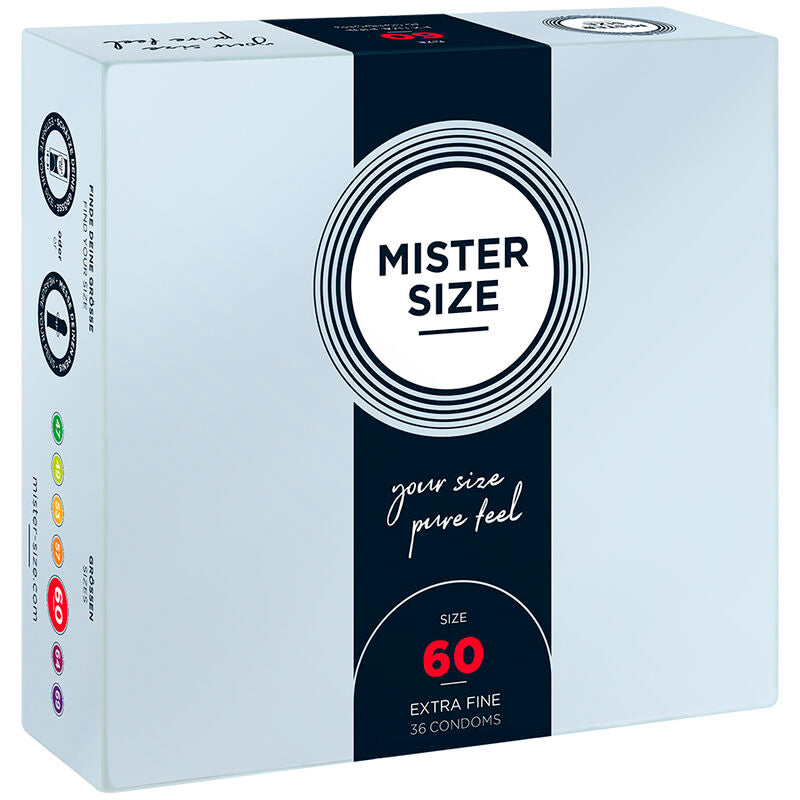 Préservatifs Mister Size — emballage produit
