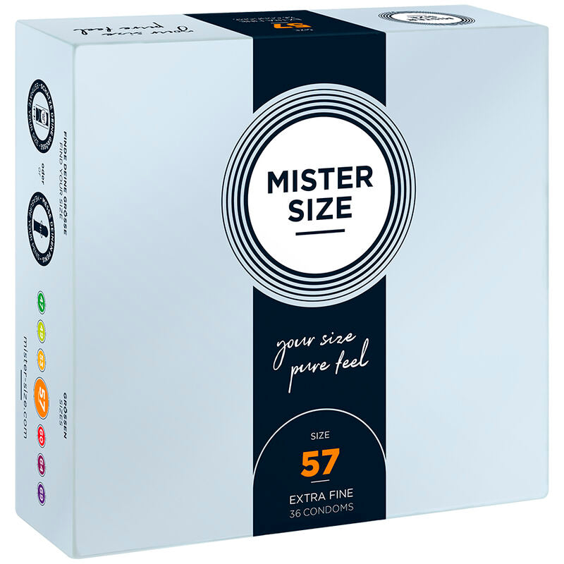Préservatifs Mister Size — emballage produit