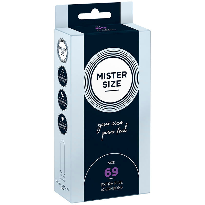 Préservatifs Mister Size taille XXXL — vue de dos