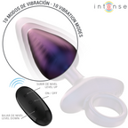 Plug anal vibrant en silicone avec télécommande — vue de dos
