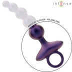 Plug anal vibrant ergonomique télécommandé — vue rapprochée