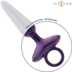 Plug anal vibrant silicone télécommandé 10 modes — vue rapprochée