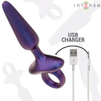 Plug anal vibrant silicone télécommandé 10 modes — emballage produit
