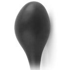 Plug anal gonflable et vibrant compact — vue de profil