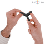 intense carson anneau penis double silicone noir modele 4