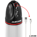 Gros plan sur le port de charge USB-C de la pompe Xpand, avec le câble USB-A vers USB-C fourni