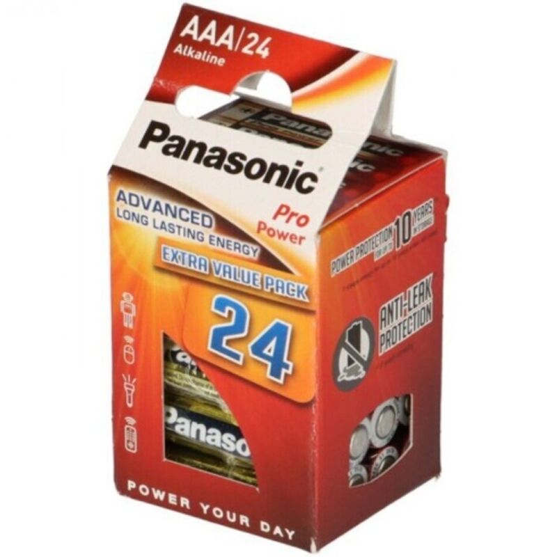 Pack de 24 piles alcalines AAA LR03 — vue principale
