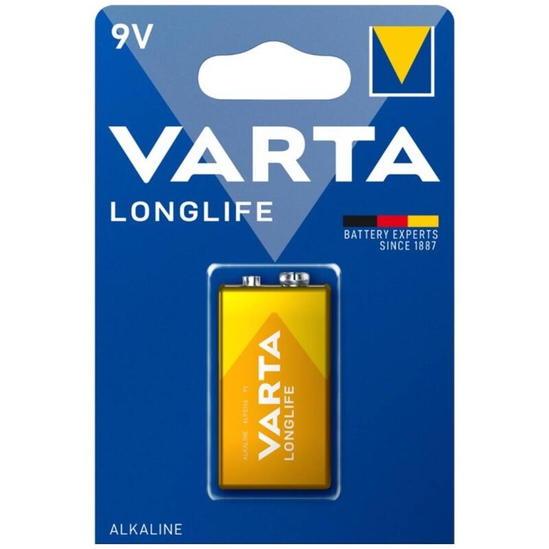 Pile 9V alcaline pour appareils essentiels — vue principale