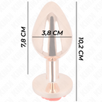 Plug anal métal orné d'une rose rouge — vue galerie 41
