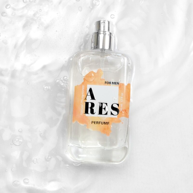 Spray parfumé aux phéromones pour homme — vue de profil