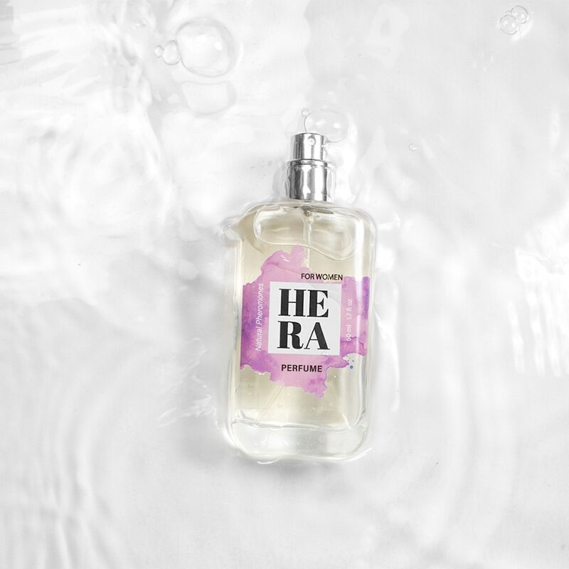 Spray parfumé aux phéromones pour femme — vue de profil