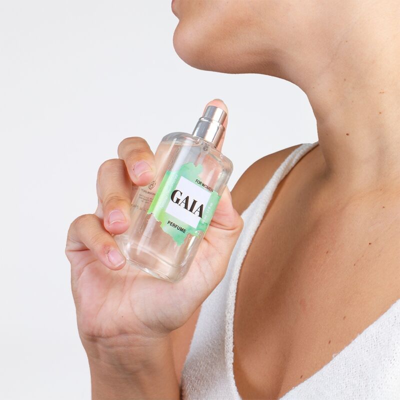 Spray parfum aux phéromones notes agrumes 50 ml — vue de profil
