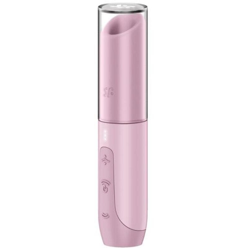 satisfyer stimulateur de clitoris secret kiss wave rose