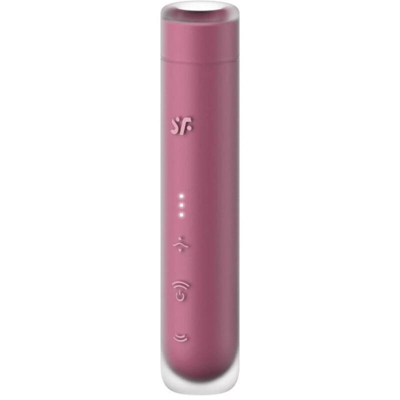 Stimulateur clitoridien à ondes d'air compact grenat — vue principale
