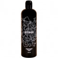Grand flacon noir Heros lubrifiant silicone 500 ml vu de face, logo blanc et mention base silicone, glisse soyeuse longue duree qui ne colle pas.