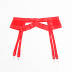 955267 ensemble soutien-gorge bondage rouge avec jarretelle l/xl