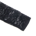 Robe lingerie manches longues similicuir et dentelle — comparatif dimensionnel