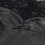 Robe lingerie manches longues similicuir et dentelle — emballage produit