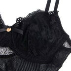 Body dentelle ouvert effet push-up — vue de profil 2