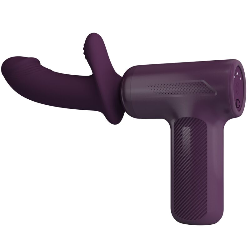 Pistolet de massage à poussée DJ Scholar — vue de profil