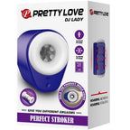 pretty love masturbateur pour homme dj lady avec vibration 5 reglages violet