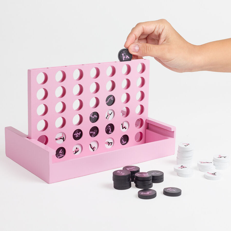 Jeu de stratégie coquin play4sex en bois — détail produit