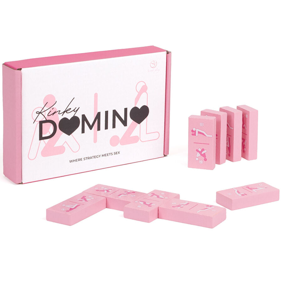 Jeu de dominos coquins en bois pour couple — vue principale