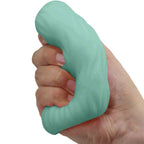 Masturbateur œuf texturé extensible réversible — détail texture surface