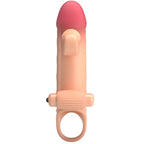 Manchon pénien vibrant teinte naturelle — détail produit