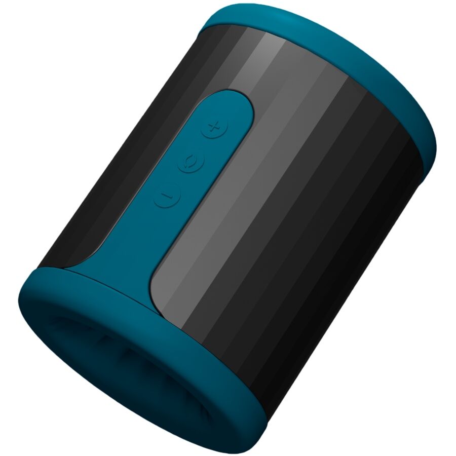 Masturbateur masculin connecté à crêtes silicone — vue de profil