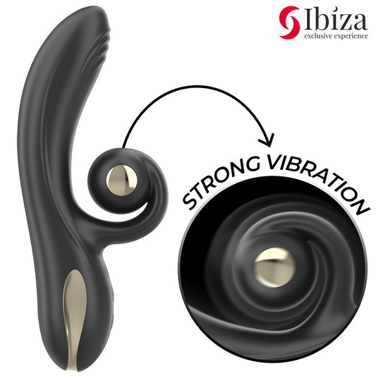 Ibiza Vibrateur Twister Avec Stimulateur De