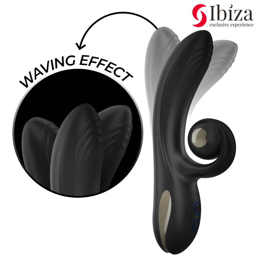 Ibiza Vibrateur Twister Avec Stimulateur De