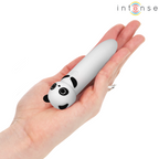 Mini vibromasseur bullet panda en silicone rechargeable — détail produit