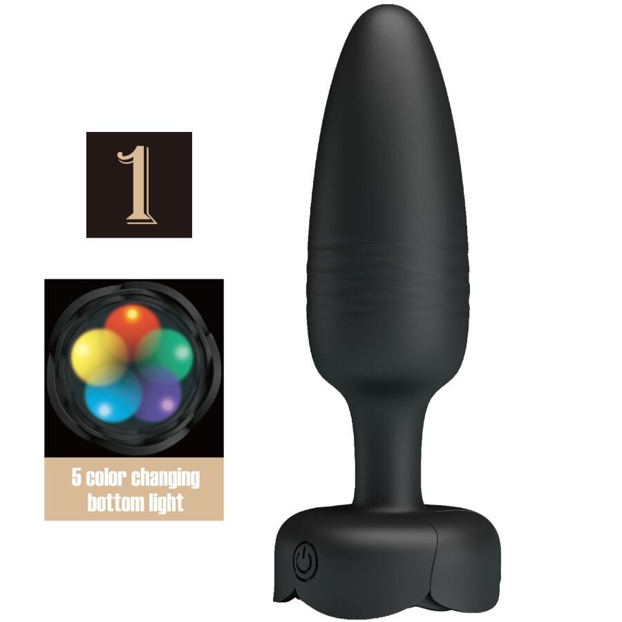 Plug anal avec lumière led