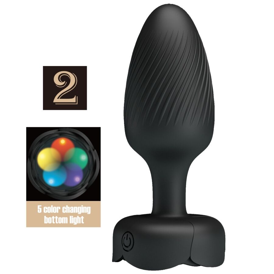 Plug anal avec lumière led