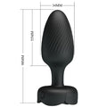 Tarion plug anal avec lumière led noir 12,5 cm