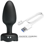 Tarion plug anal avec lumière led noir 12,5 cm