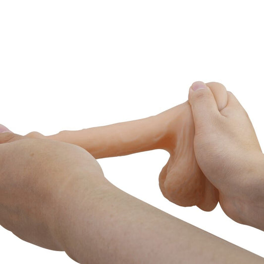 Dildo wildon ultra réaliste et élastique 10 CM naturel