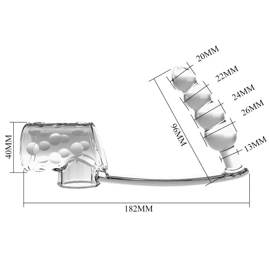 Manchon pénis avec plug anal